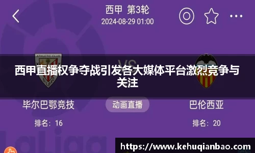 西甲直播权争夺战引发各大媒体平台激烈竞争与关注